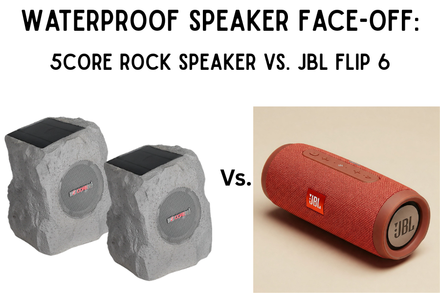 Waterproof Speaker Face-Off 5Core Rock Speaker vs. JBL Flip 6 (1)